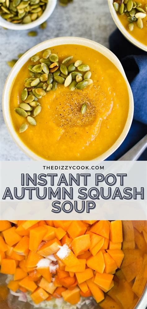 Instant Pot Butternut Squash Soup The Dizzy Cook