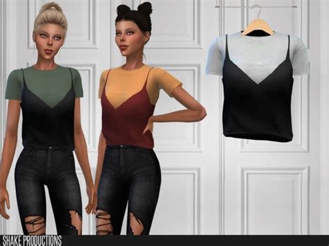 482 Blouse By Shakeproductions At Tsr Sims 4 Updates