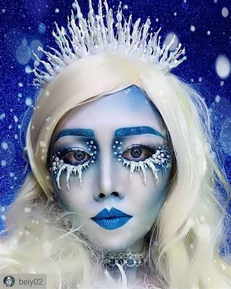 Frozen Ice Queen Makeup Body Painting Art Idea From Beiy02 Tag Your