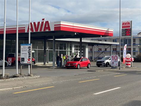 Eröffnung Avia Tankstelle Arbon Osterwalder Gruppe Avia