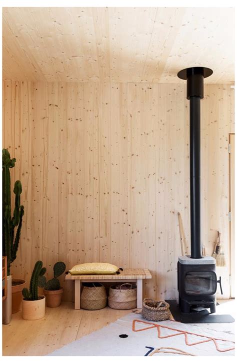 A Nordic style cabin made entirely of timber #scandinavian #interior #nordic #style #woods # ...