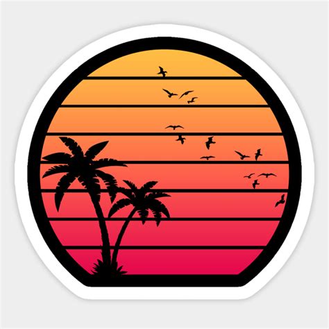 Sunset Sunset Sticker Teepublic