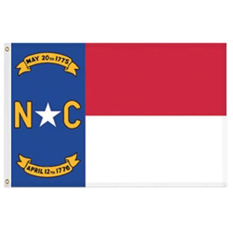 Outdoor North Carolina Flags Carrot Top Flags