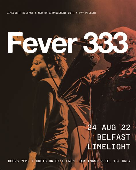 Fever 333 Announce Belfast Limelight Show On Sale Tomorrow At 10am
