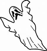 Coloring Pages Ghost Scary Halloween Printable Ghosts Print Printables Advertisement Coloringpagebook Kids sketch template