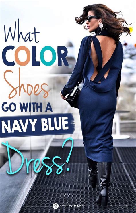 What Color Shoes Go With A Navy Blue Dress Fashion Women Style Navy