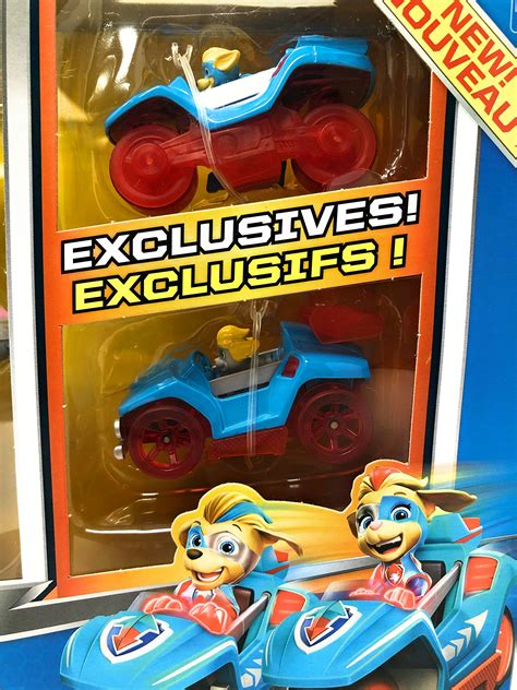 Paw Patrol Mighty Pups Super Paws True Metal Cars Set Of 8 Figures