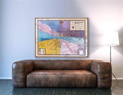 Art And Collectibles Map Wall Art Custom Map Print Map T Map Art