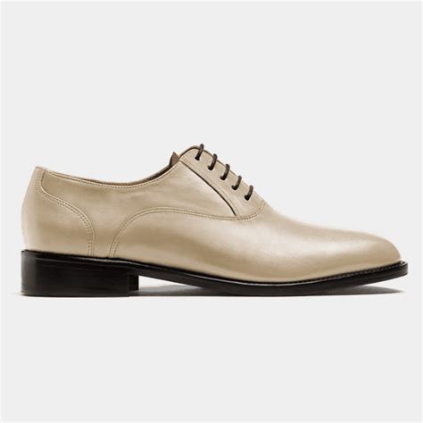 Oxford Shoes White Leather