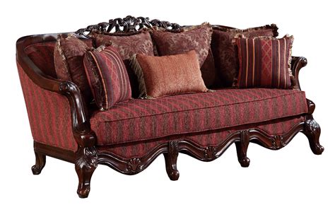 Chagrin valley custom furniture sells epoxy resin and wood furniture for homes and businesses in the u.s. U2300 Red Fabric Solid Wood Sofa by Global Furniture
