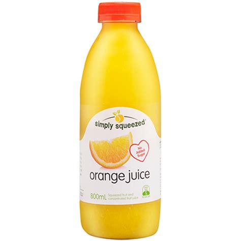 Simply Squeezed Orange Juice 800ml Prices Foodme