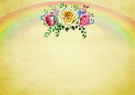 Free Images Background Rainbow Bunch Of Flowers Roses Colorful