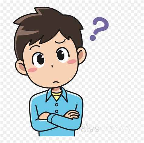 Thinking Transparent Image Clipart Free Cute Boy Multicultural Boy