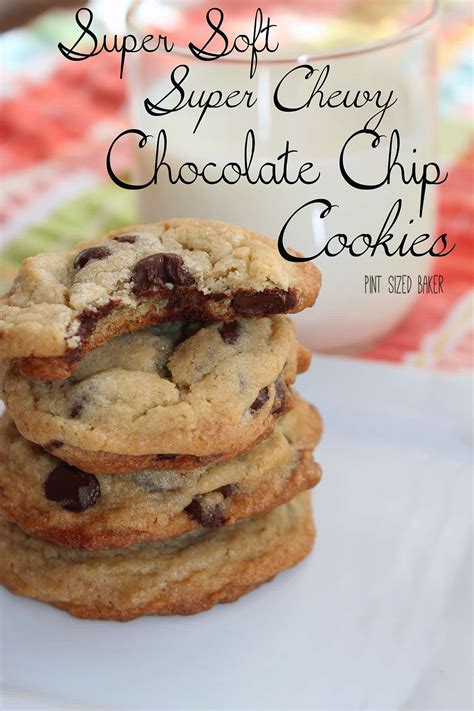 Crispy on the outside and chewy on the inside!! Soft and Chewy Chocolate Chip Cookies - Pint Sized Baker