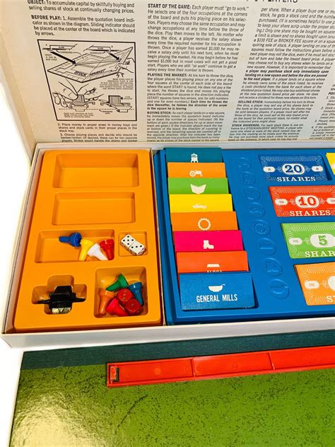 Stock Market Vintage Board Game 1968 Western Publishing Made In Usa