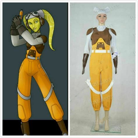 Star Wars Rebels Hera Syndulla Cosplay Costume Ebay