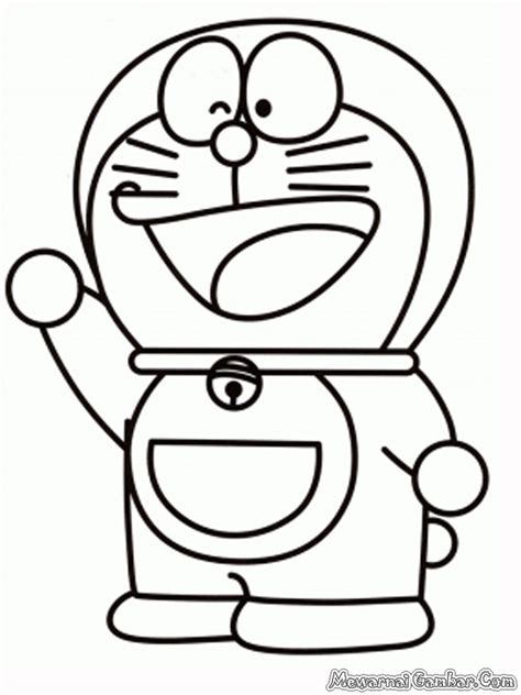 Gambar Mewarnai Doraemon Terbaru Gambar Animasi Berge