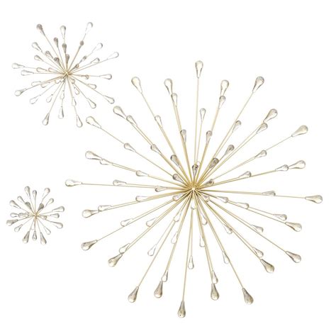 6″ bamboo skewers (we used a pack of 300 to make 3 starbursts). Small Gold Starburst Wall Art