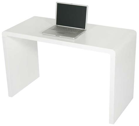 Modern Matte White Computer Desk