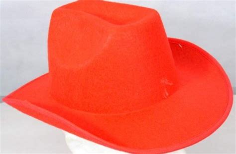 Red Felt Cowboy Hat Novelties Parties Direct Ltd