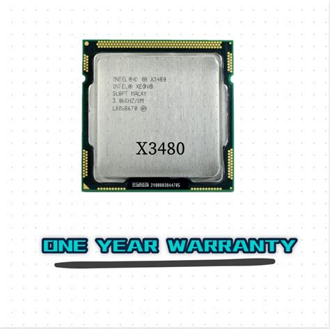 Procesador Intel Xeon X3480 De 30 Ghz Quad Core Ocho Hilos 95w 8m