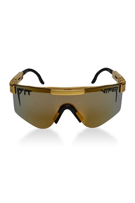 Black And Gold Polarized Pit Viper Sunglasses The Gold Standards