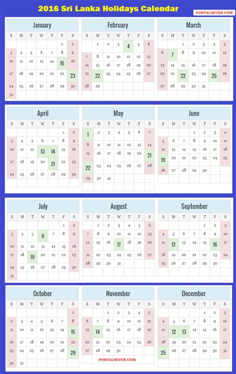 Pin 2016 Calendar With Holidays On Pinterest