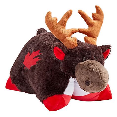 Pillow Pets Signature Wild Canadian Moose Plush Toy Bed Bath And Beyond