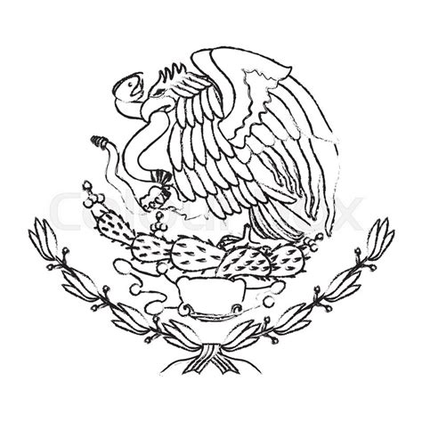 Mexican Flag Emblem