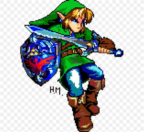 Legend Of Zelda Pixel Art Grid