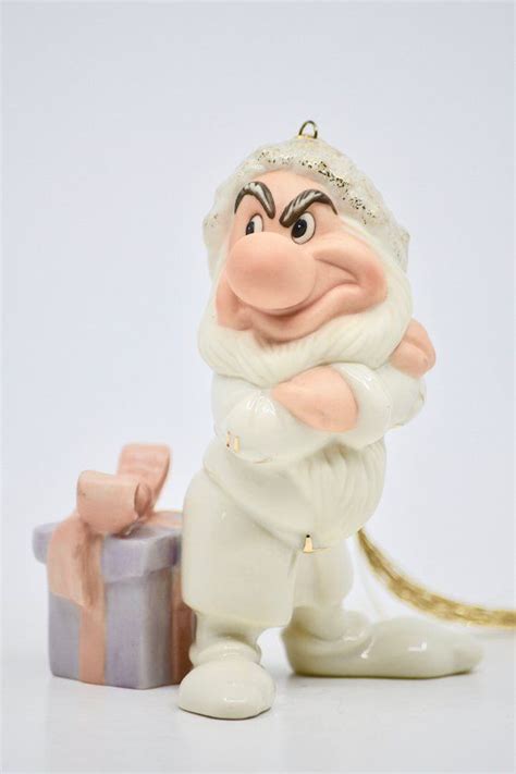 Disney Showcase Collection Lenox Porcelain Grumpy Christmas Ornament Snow White And The 7
