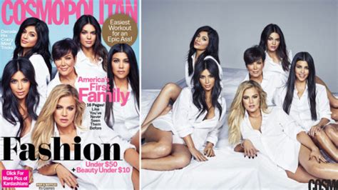 Kris Jenner Et Ses Filles En Couverture De Cosmopolitan Pour Célébrer Les 50 Ans Du Magazine