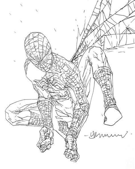 Spiderman Original Drawing By Lee Bermejo Signed Catawiki