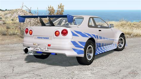 Race car coloring pages coloring pages to print free coloring pages coloring sheets dodge cummins dodge trucks nissan skyline skyline gtr fast and furious. Nissan Skyline GT-R (R34) 2 Fast 2 Furious for BeamNG Drive