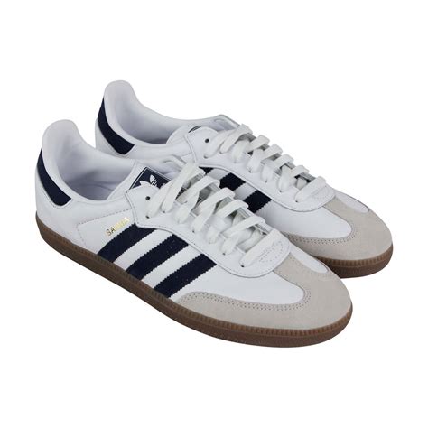 Adidas Samba Og B75681 Mens White Leather Low Top Lifestyle Sneakers S