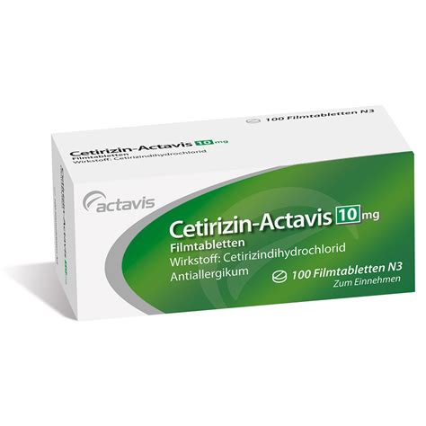 Cetirizin Actavis 10 Mg Filmtabletten Shop Apothekeat