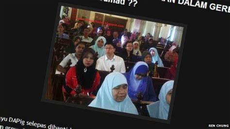 Altered Images Photo Raises Malaysia Religious Tensions Bbc News