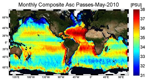 Esa Ocean Salinity May 2010