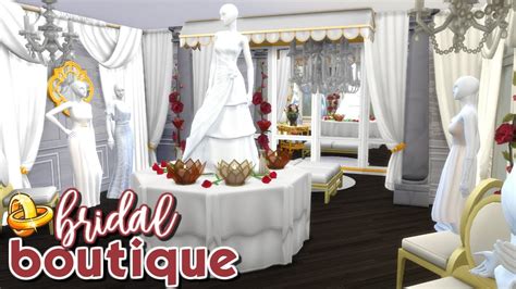 The Sims 4 Speed Build Bridal Boutique Youtube