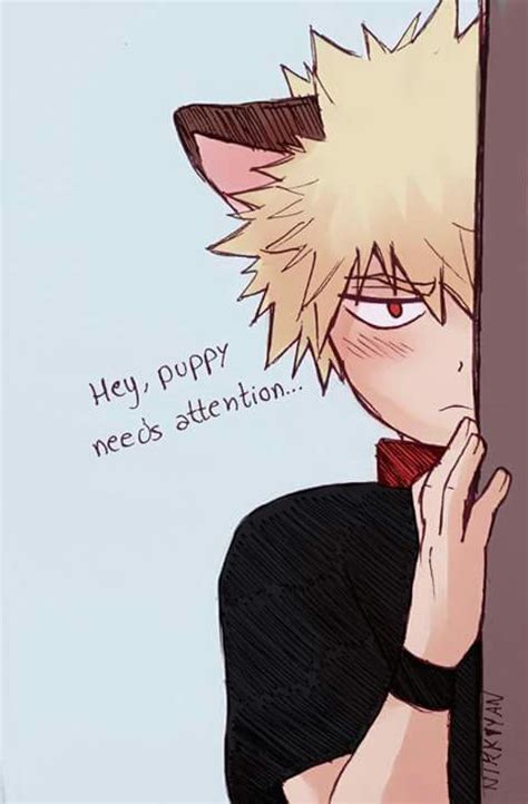 After saying those words in your mind, you blacked out. Pets! Katsuki x Male Reader x Izuku x Shouto - Katsuki ...