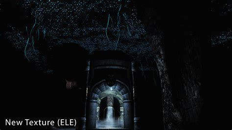 Aetherium Falmer Cave Ceiling Glow At Skyrim Special Edition Nexus