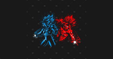 Blue Red Attack Anime T Shirt Teepublic