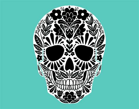 Mexican Sugar Skull 242023 Vector Art At Vecteezy