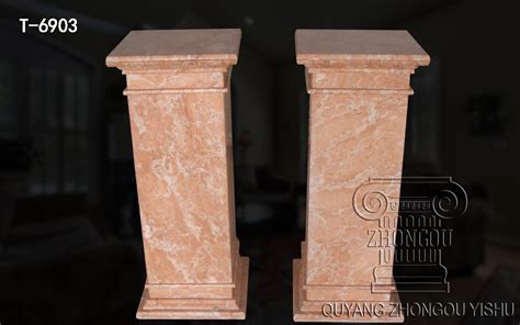 Indoor Stone Square Columns With Simple Design China Marble Column