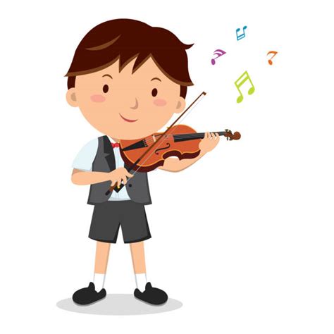 Boy And Violin Illustrations Royalty Free Vector Graphics And Clip Art