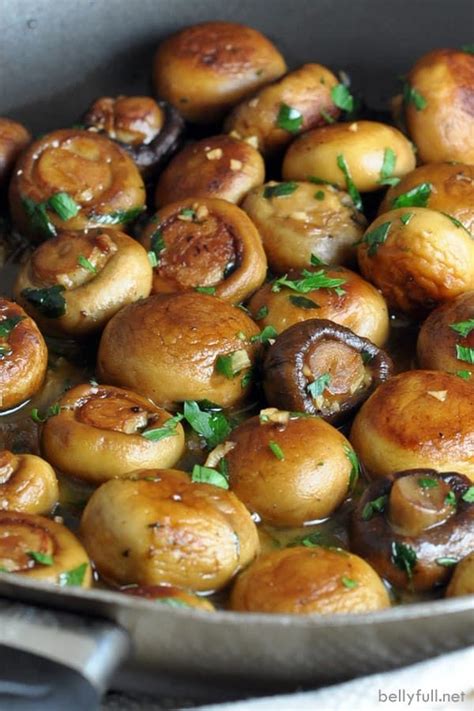 Add wine, bouillon, garlic powder and pepper; These Sauteed Mushrooms are cooked with wine, butter ...