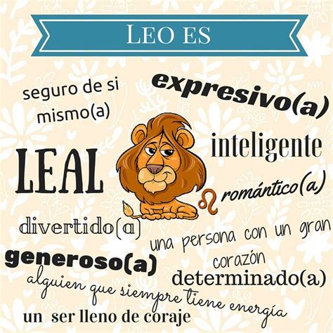 Leo El Signo Astrológico Signo De Leo Signos Hechos Signo Leo