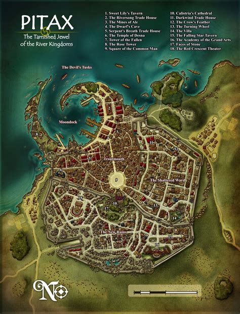 Pitax By Butterfrog On Deviantart Fantasy World Map Fantasy City Map