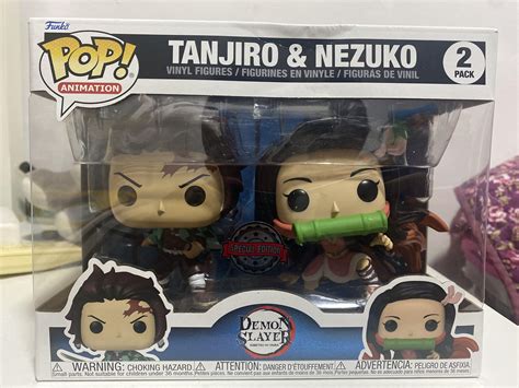 Funko Pop Tanjiro And Nezuko 2 Pack