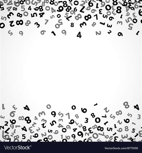 Abstract Math Number Background Royalty Free Vector Image
